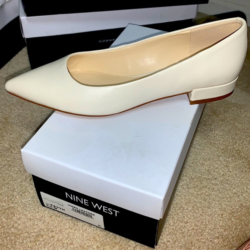 Nine West Ivory Leather